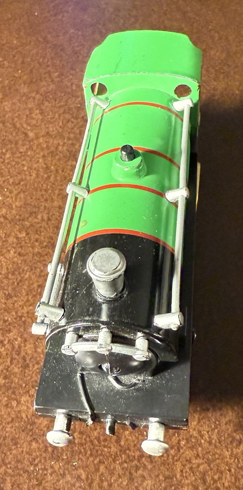 Schylling Green Locomotive Toy China Used