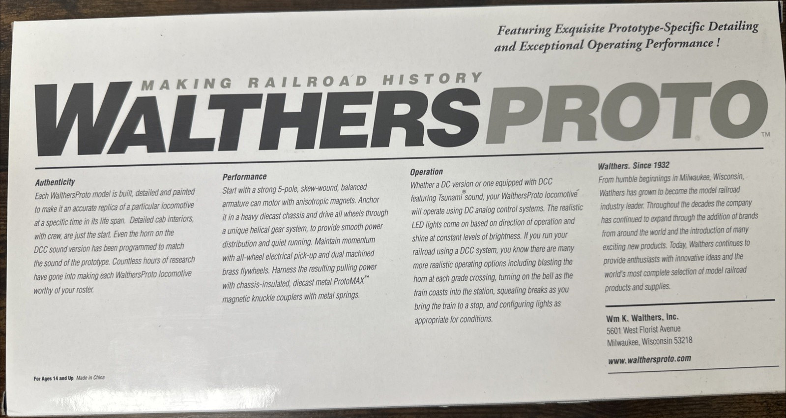 Walthers Proto HO Scale #920-42151 EMD GP35 PHII ATSF/Santa Fe #1415 w/DCC CC