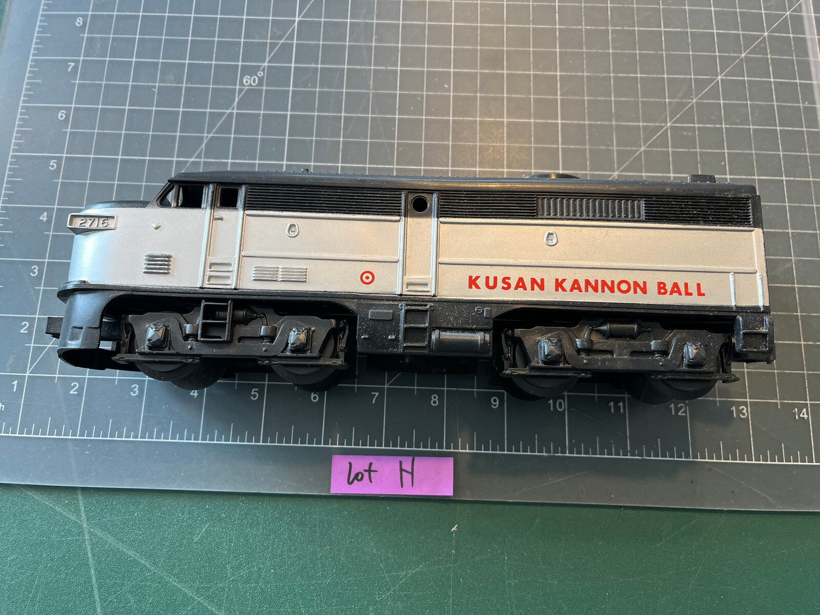 KMT Kusan Auburn Train 2716 ALCO DUMMY DIESEL LOCOMOTIVE KANNON BALL NICE! LOT H