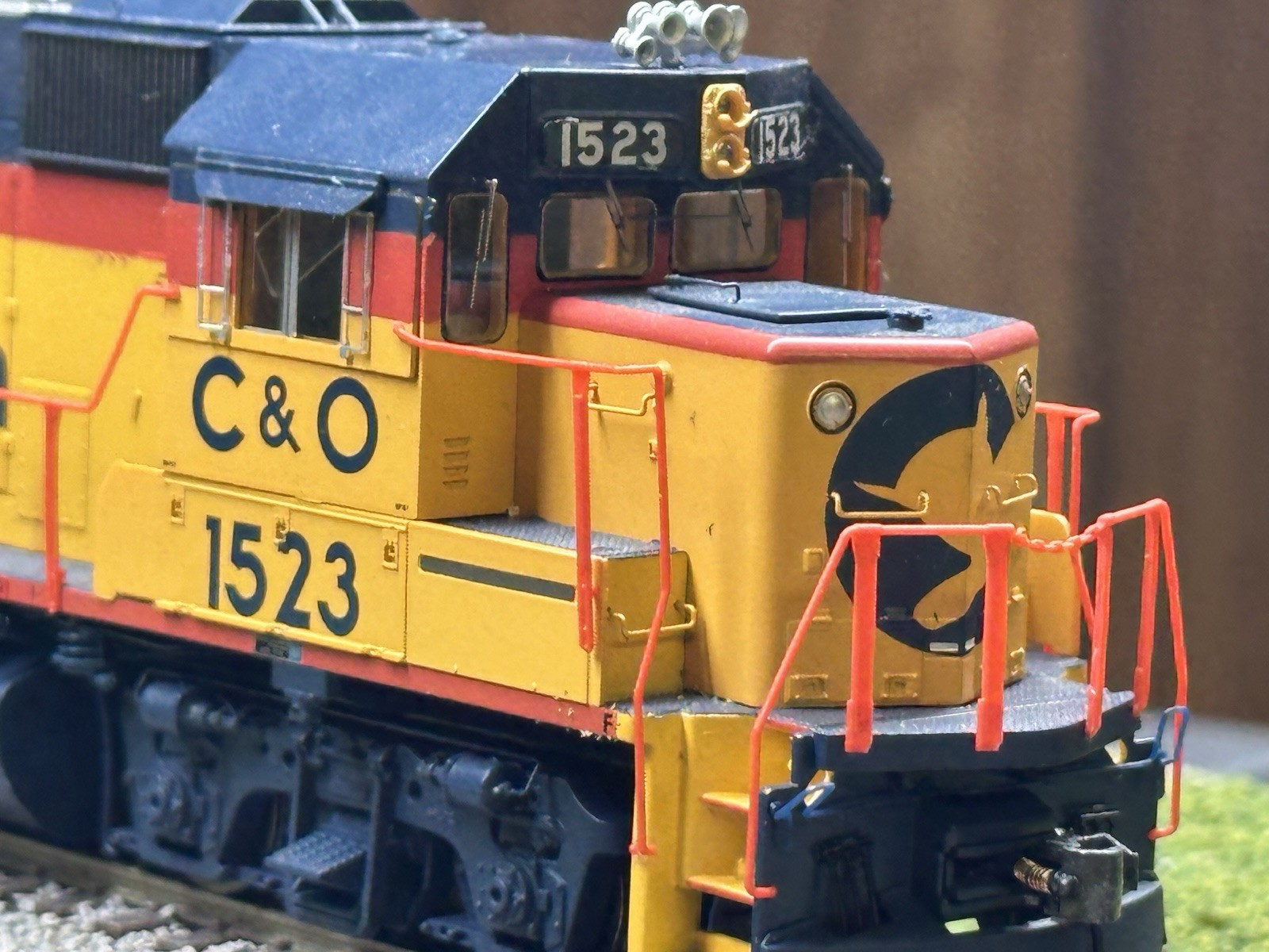 GP15T Athearn Genesis HO DCC ready Chessie C&O with LED #1523 Rare With Box