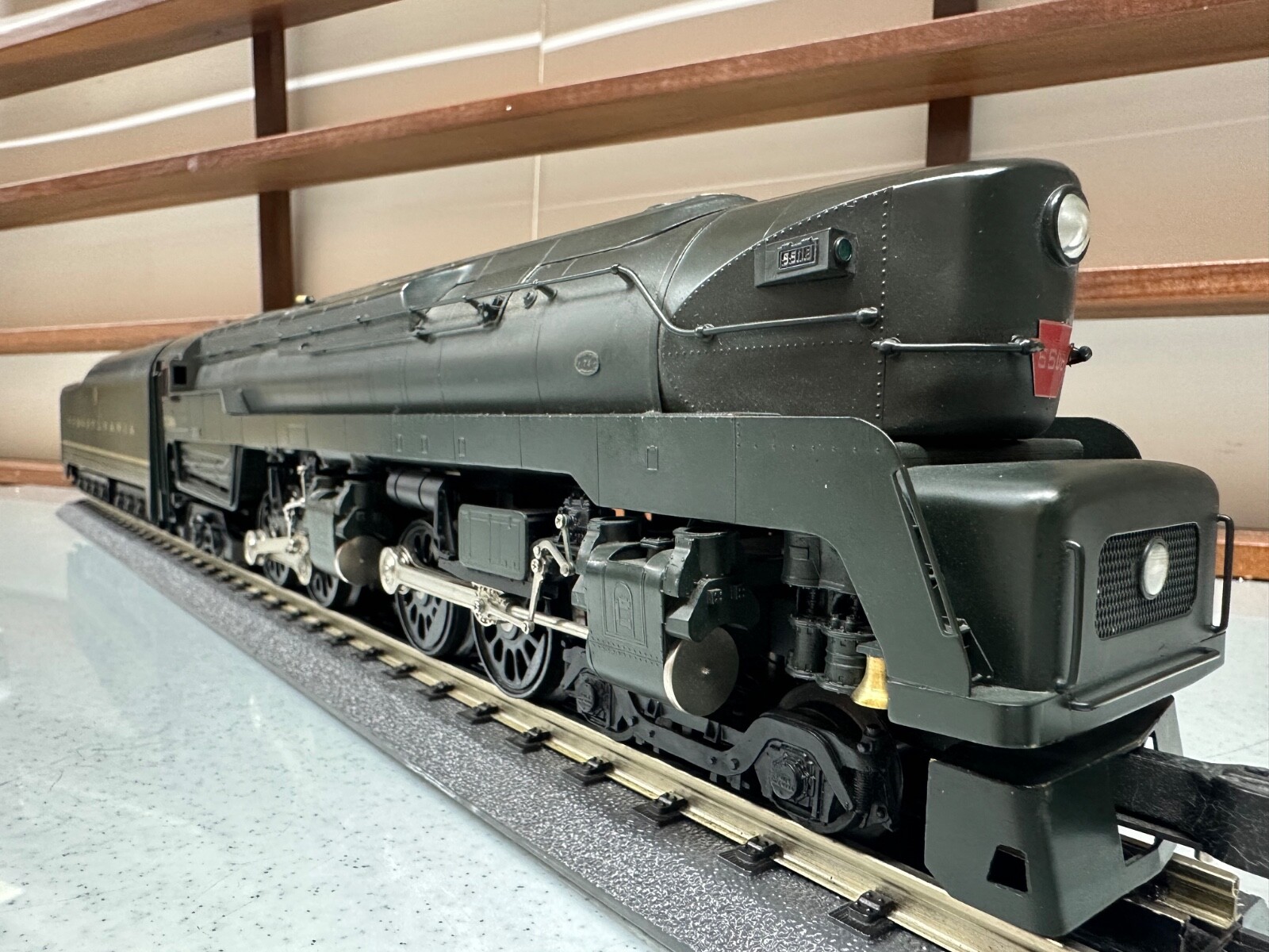 Right-Of-Way O Scale 3 Rail PRR T1 4-4-4-4 Steam Engine & Tender #5508 Used