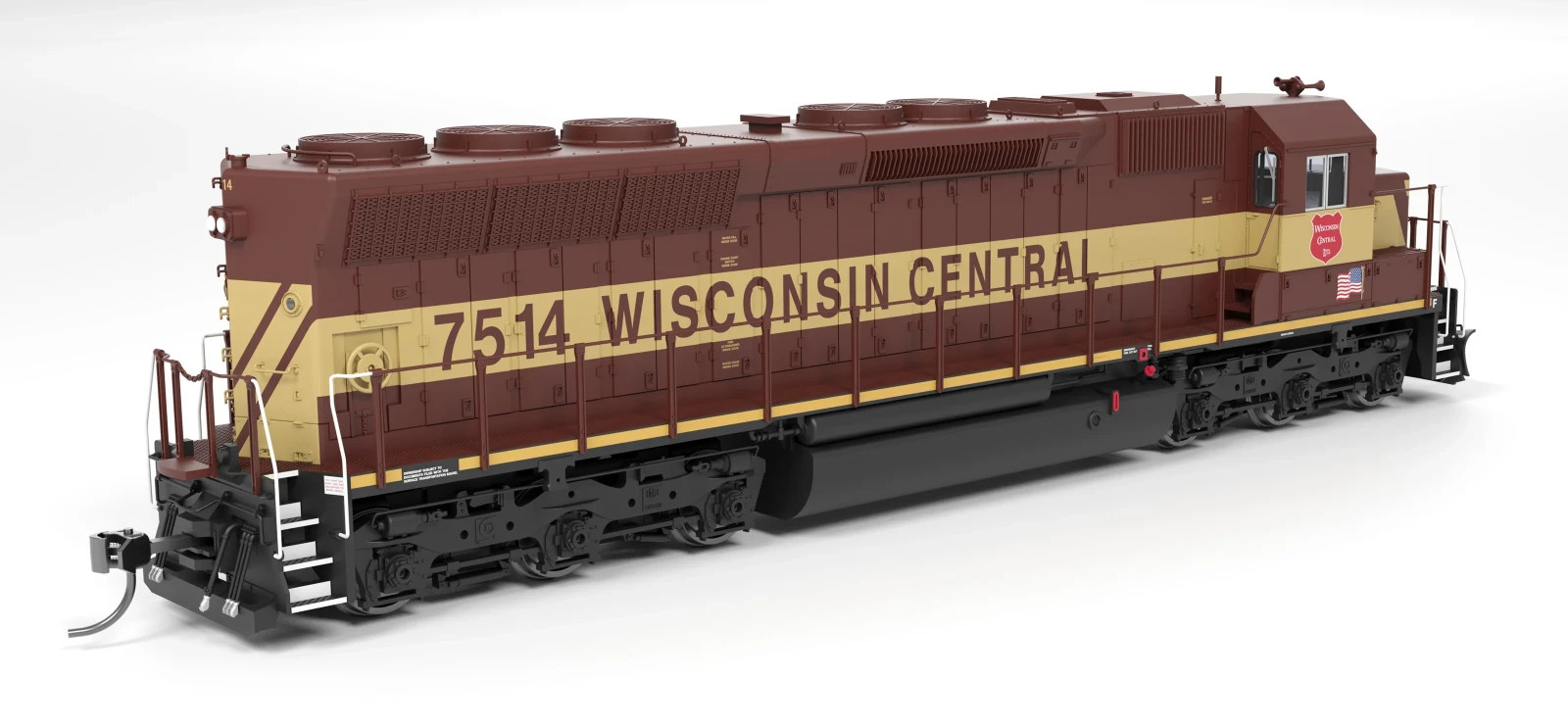Broadway Limited HO 9824 Wisconsin Central Operation Lifesaver EMD SD45 Diesel
