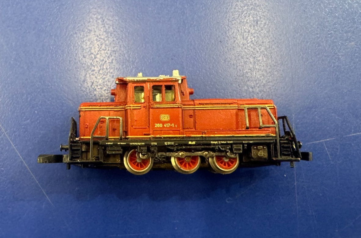 Marklin Mini Club Z Gauge #8864 DB V260 417-1 Diesel Locomotive