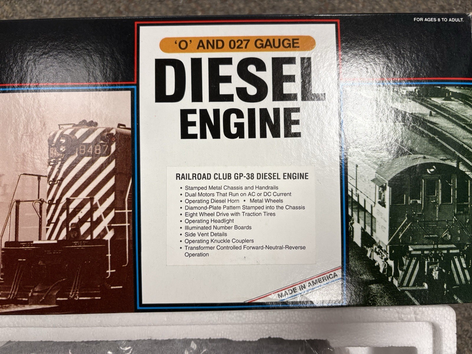 + Lionel 6-18818 O Gauge Railroad Club GP-38 Diesel Engine LNIB