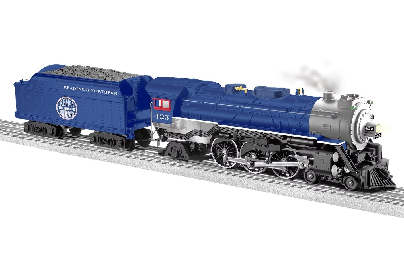 Lionel LionChief 2.0 Plus 2232130 READING & NORTHERN Steam LOCOMOTIVE Pacific O