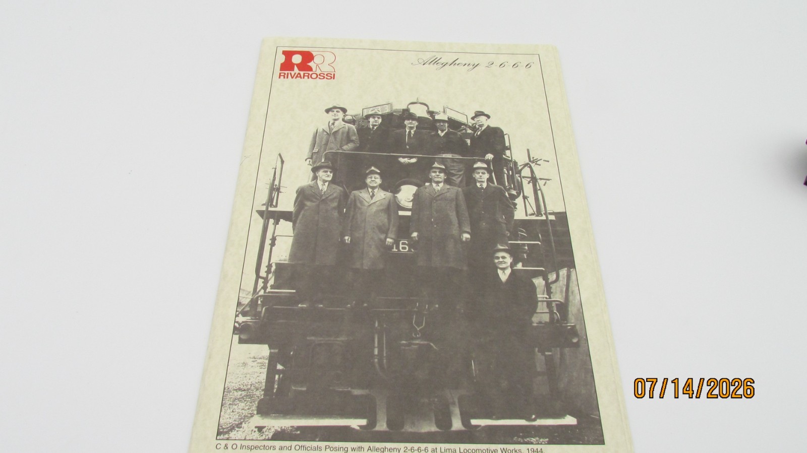 Rivarossi HO #R5454 2-6-6-6 Allegheny Chesapeake & Ohio #1633 NIB