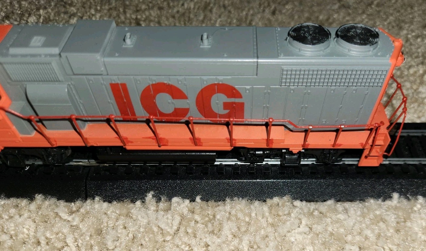 ATHEARN HO SCALE GP-38-2 “ILLINOIS CENTRAL GILF” 9623 DIESEL — EXCELLENT ICG