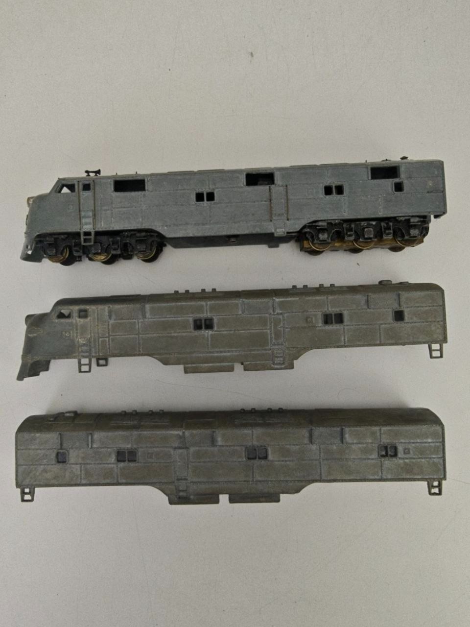 These bodies are Hobbytown E7 Unit A-B-A Brass Die Cast Project READ