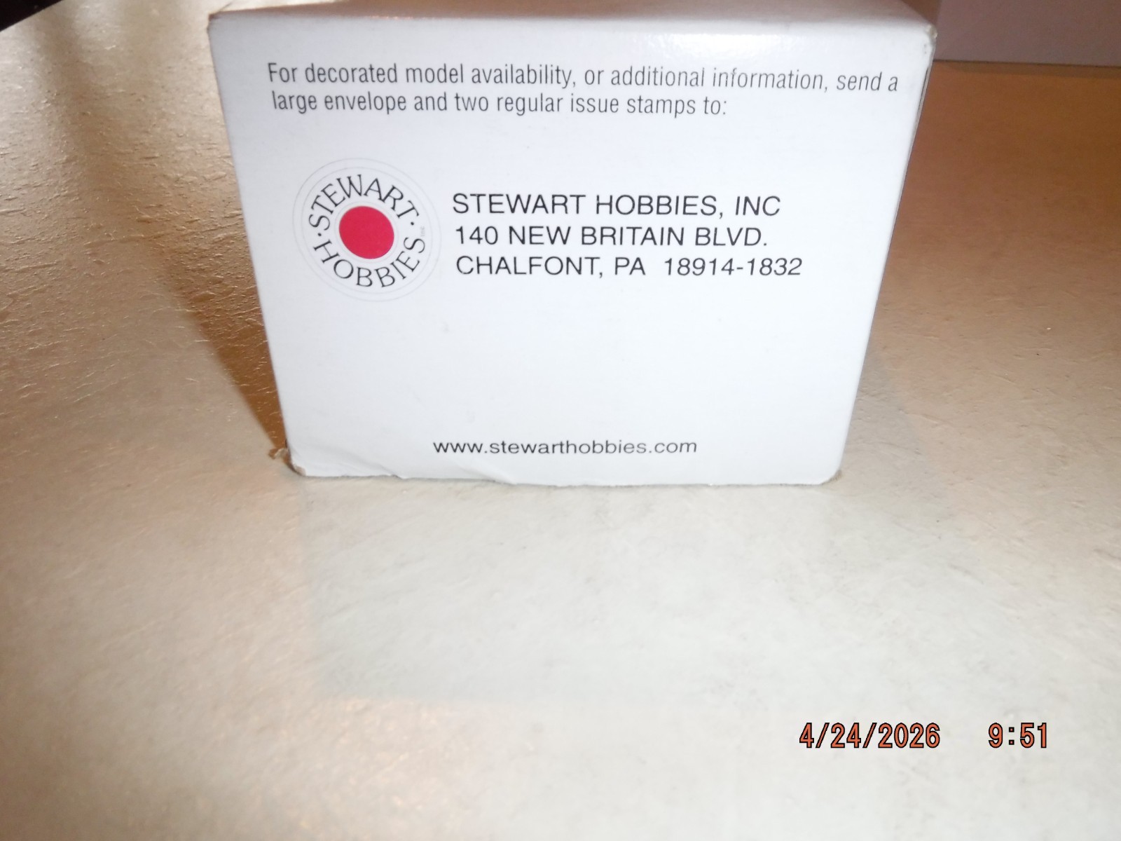 STEWART HOBBIES HO BURLINGTON CBQ F3 PHASE II EARLY A/B SET STOCK #5214 NOS NEW!