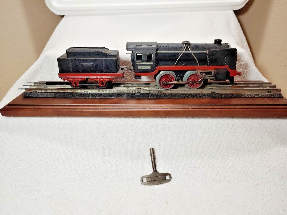 Distler O Gauge US-Zone Germany #40281 Clockwork Wind-up Locomotive Tender & Key