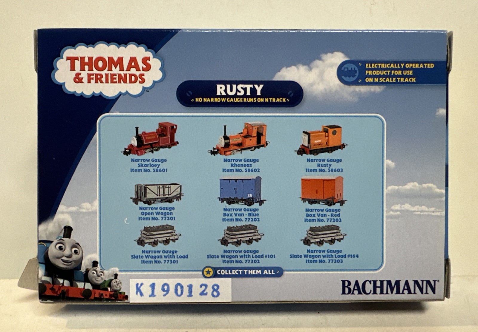 Bachmann HOn30 Scale Thomas & Friends Narrow Gauge Rusty Engine #58603