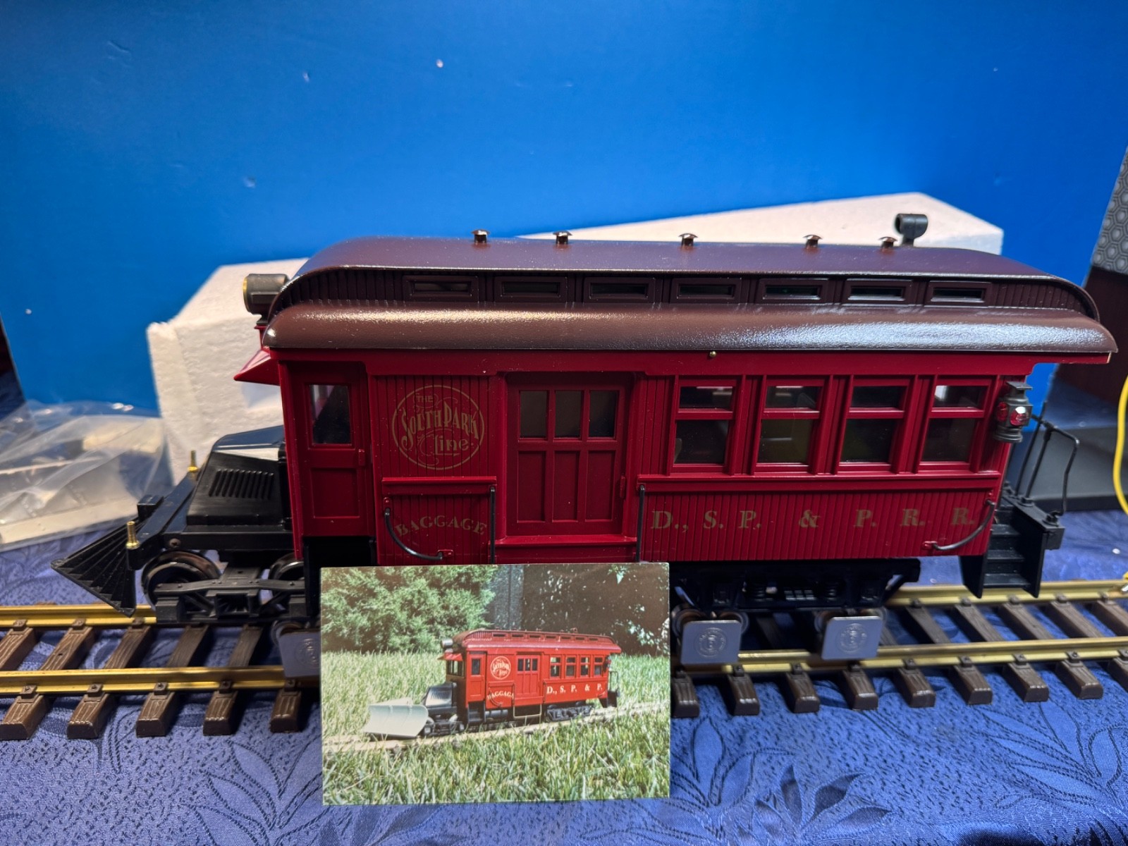 Delton 2264r D.S.P & P.R.R Railbus Baggage Car