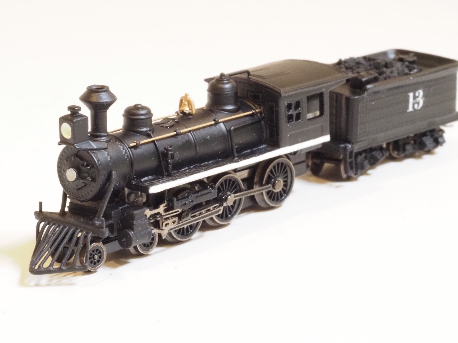 Brass Z-scale Westmodel 30032 American Early Era Steam Locomotive + tender, NEW
