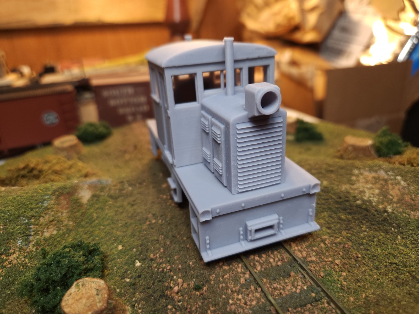 On30 Freelance Center Cab Switcher Kit 3D Printed For Bmann On30 Street Car Mech