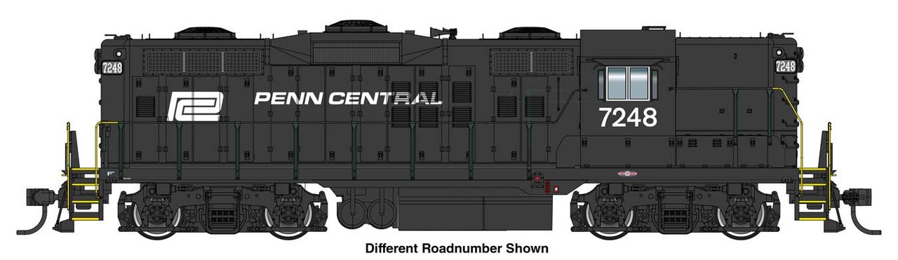 Walthers Proto ~ HO Scale ~ EMD GP9 ~ DC ~ Penn Central PC #7257 ~ 920-49732