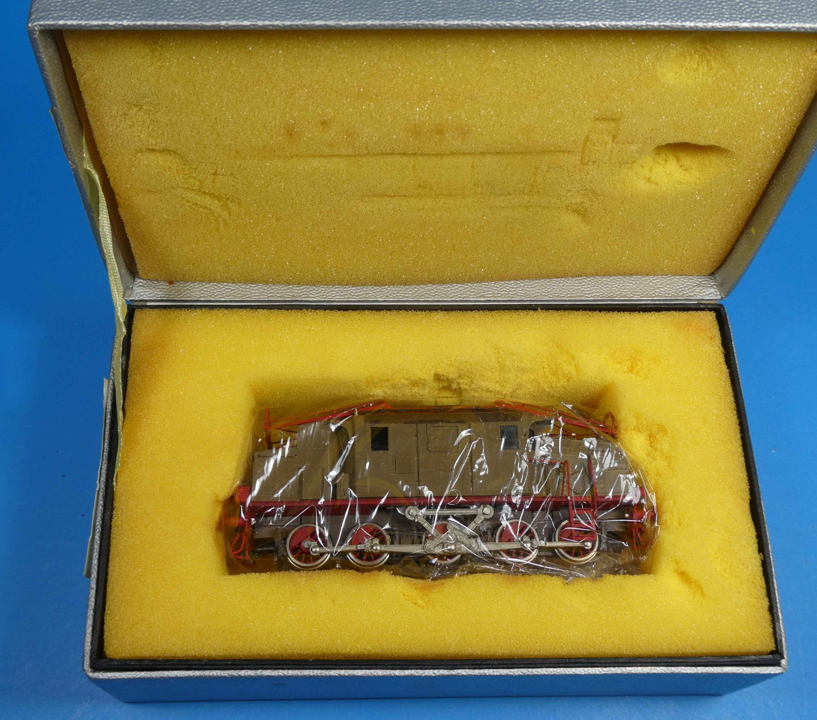 METROPOLITAN FS E554 3-PHASE (TRIFASE) ELECTRIC LOCOMOTIVE-HO 2R 1974 BRASS OB