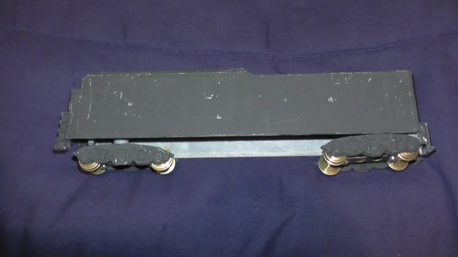 ho diecast bowser coal tender car brass wheels vintage prr pennsylvania