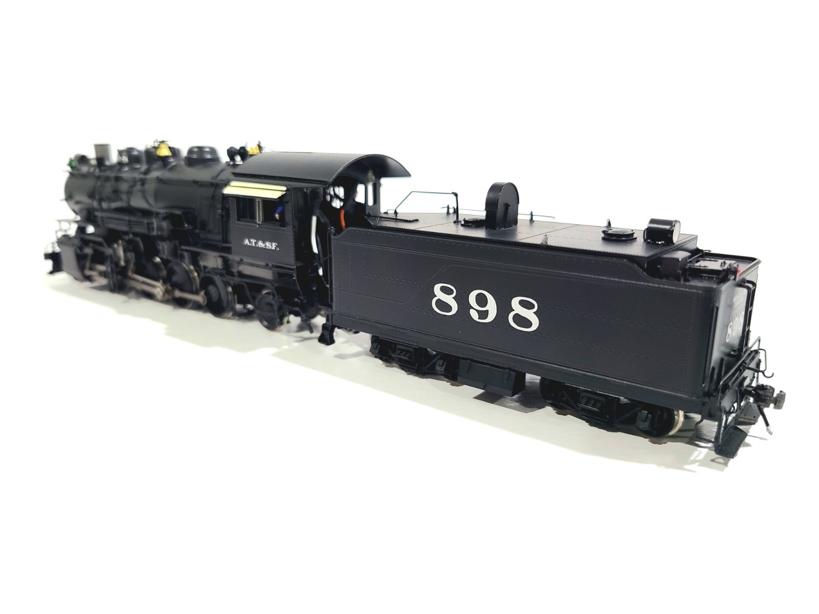 Division Point Boo-Rim AT&SF 2-8-2 Atchison Santa Fe #898 HO Brass #DP-3902 DCC