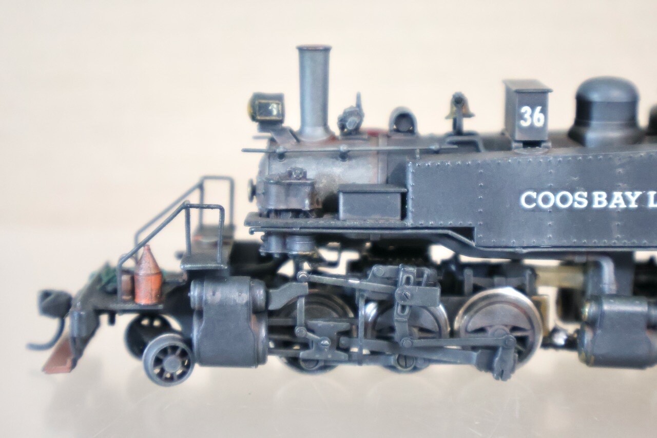 NORTHWEST SHORT LINE COOS BAY LUMBER 2-6-6-2 RAYONIER MALLET LOCOMOTIVE 36 on