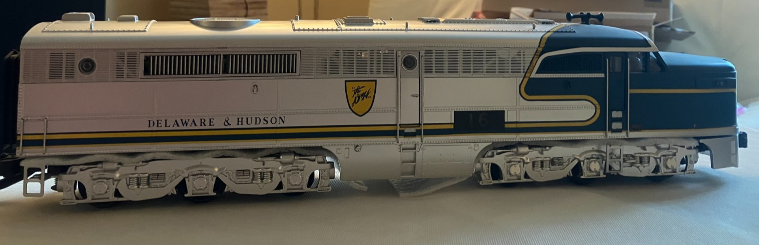 MTH 20-2321-1 A-B-A Alco PA Delaware & Hudson Ps2, BCR, LN 3R O scale