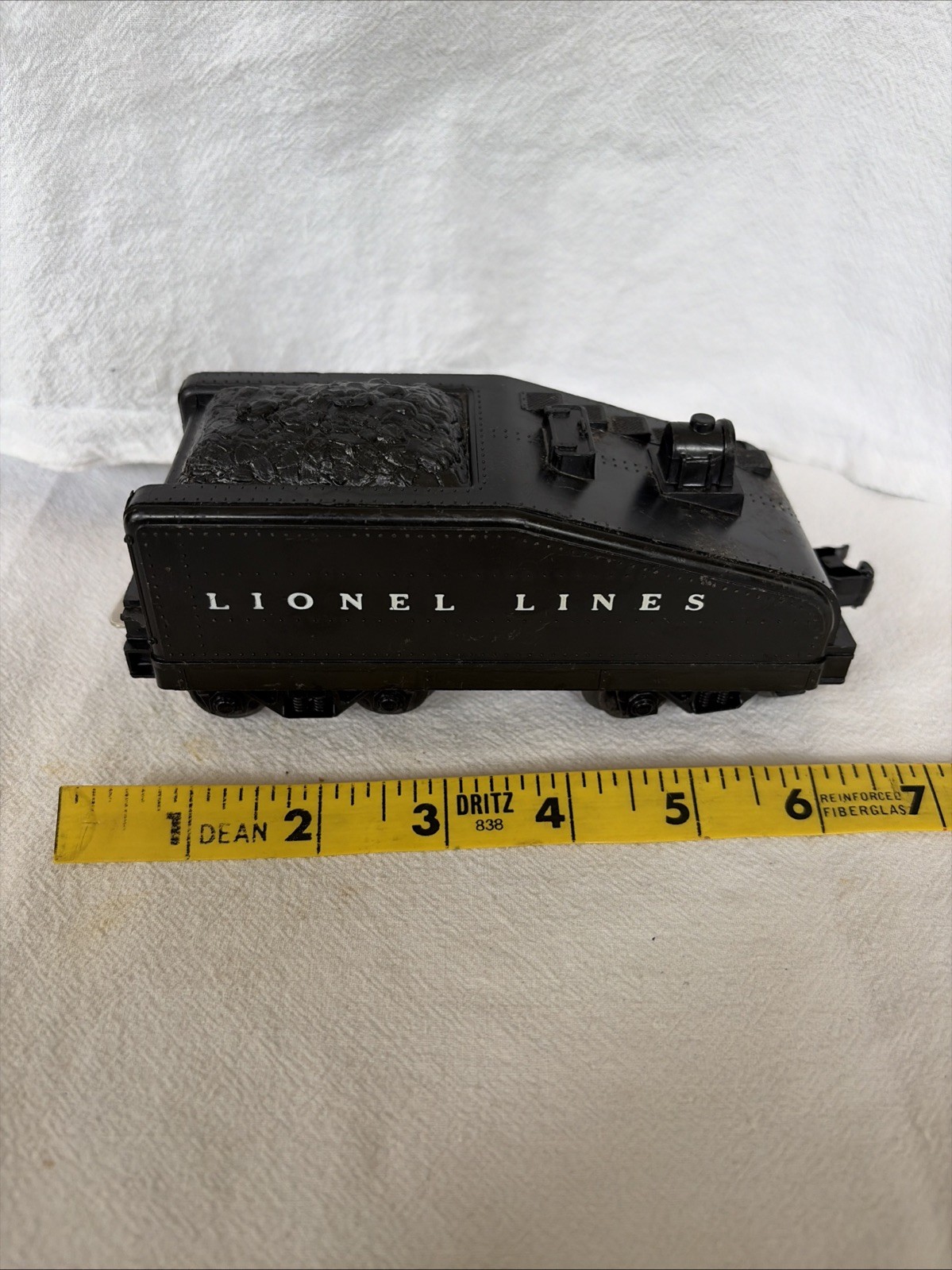 Vintage Lionel Postwar “Lionel Lines” Plastic Slope-Back Tender