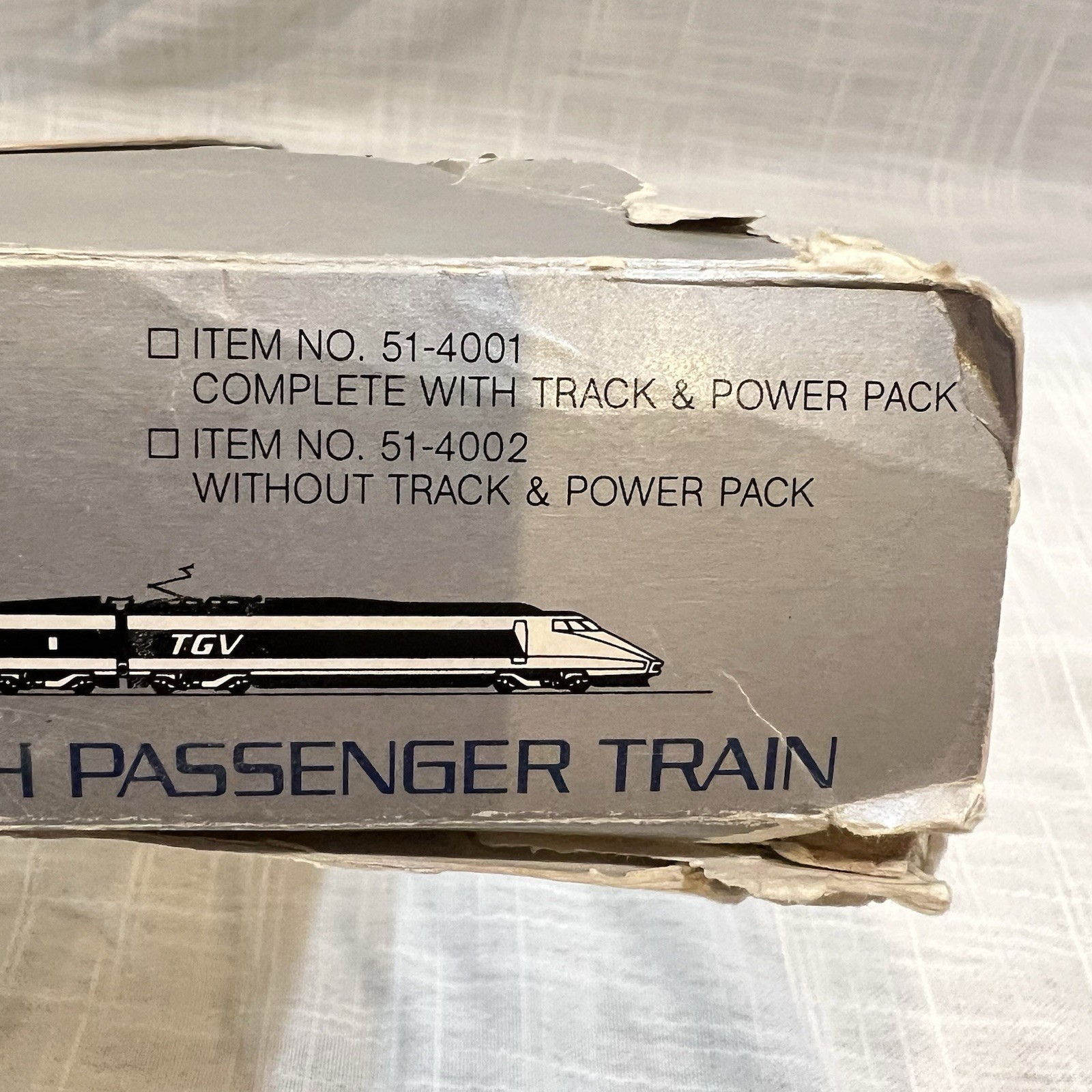 Bachmann 51-4001 N Scale TGV High Speed French Passenger Train *UNTESTED, READ*