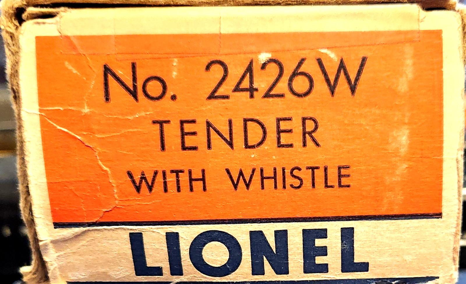 Lionel 2426W Lionel Lines Whistle Tender in original box in very good condition.