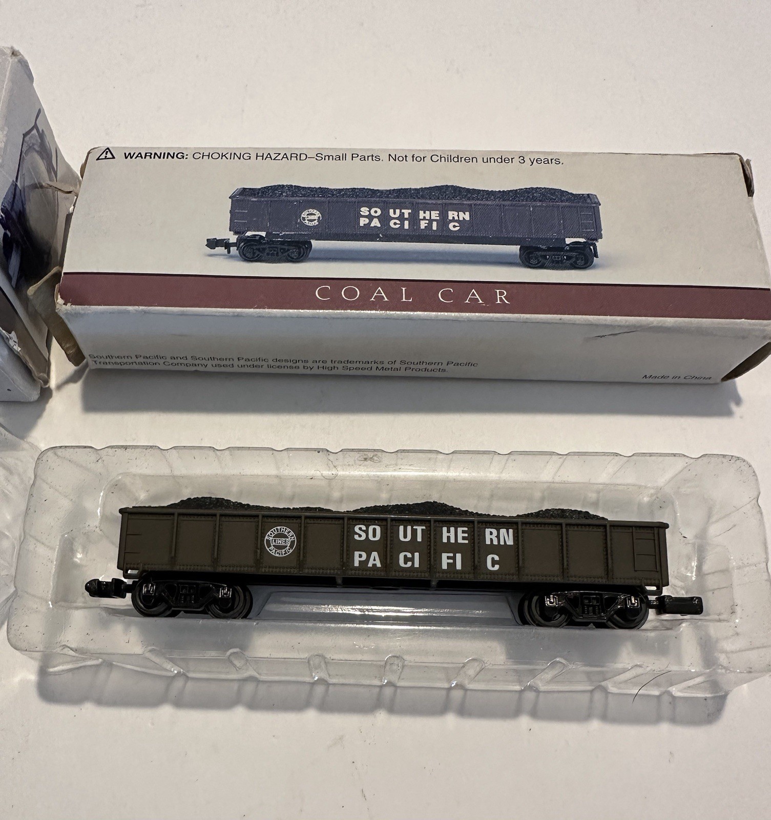2 High Speed Metal Products Southern Pacific Locomotive Tank & Coal Car