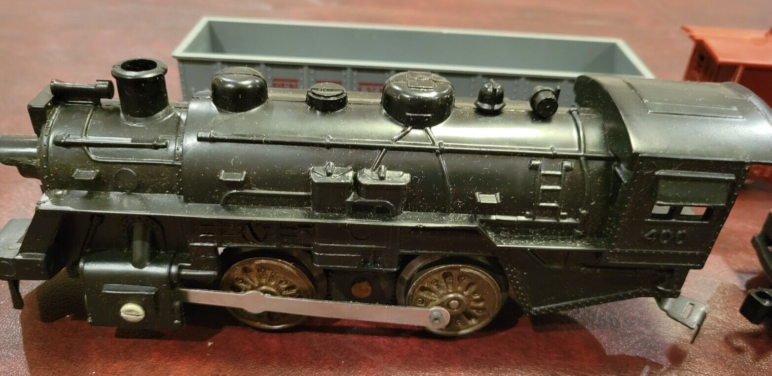 MARX 4205 Steam Type Electric Train Set with Tracks, transformer in Box Tested