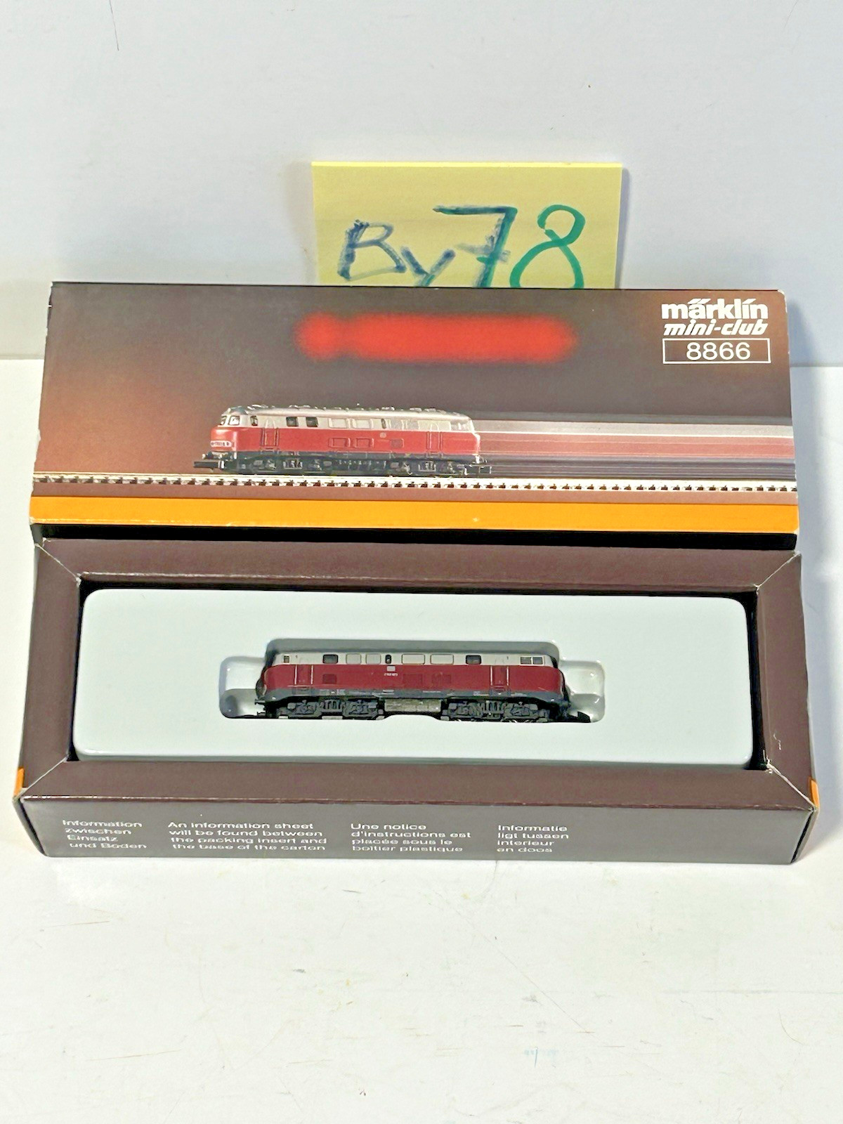 Marklin Mini-Club Z Scale #8866 Locomotive. in Original Box. Germany.