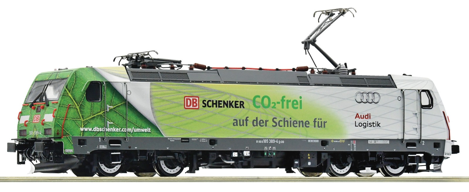 ROCO 7510015 E-Lok BR 185 389-4 DB Schenker Sound New OVP 1:87
