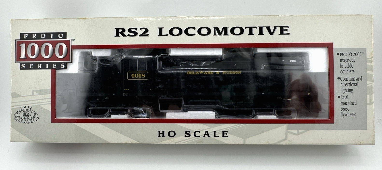 Proto 1000 Series 31274 HO Scale Delaware & Hudson RS2 Locomotive Road #4018