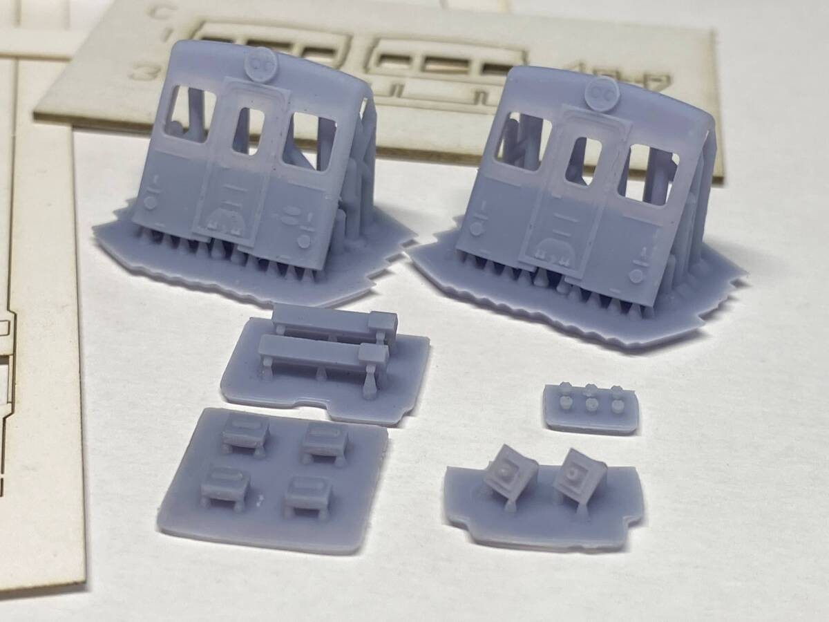 Kiha Kobo B-13 Chiba Kiha 20 Body Kit NGauge 1/150 Paper 3D Print