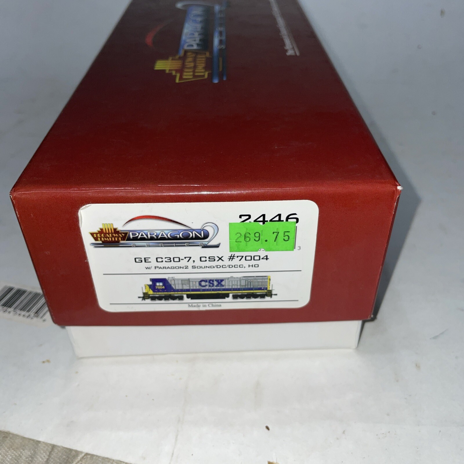 Broadway Limited HO Paragon2 GE C30-7 Diesel CSX #7004