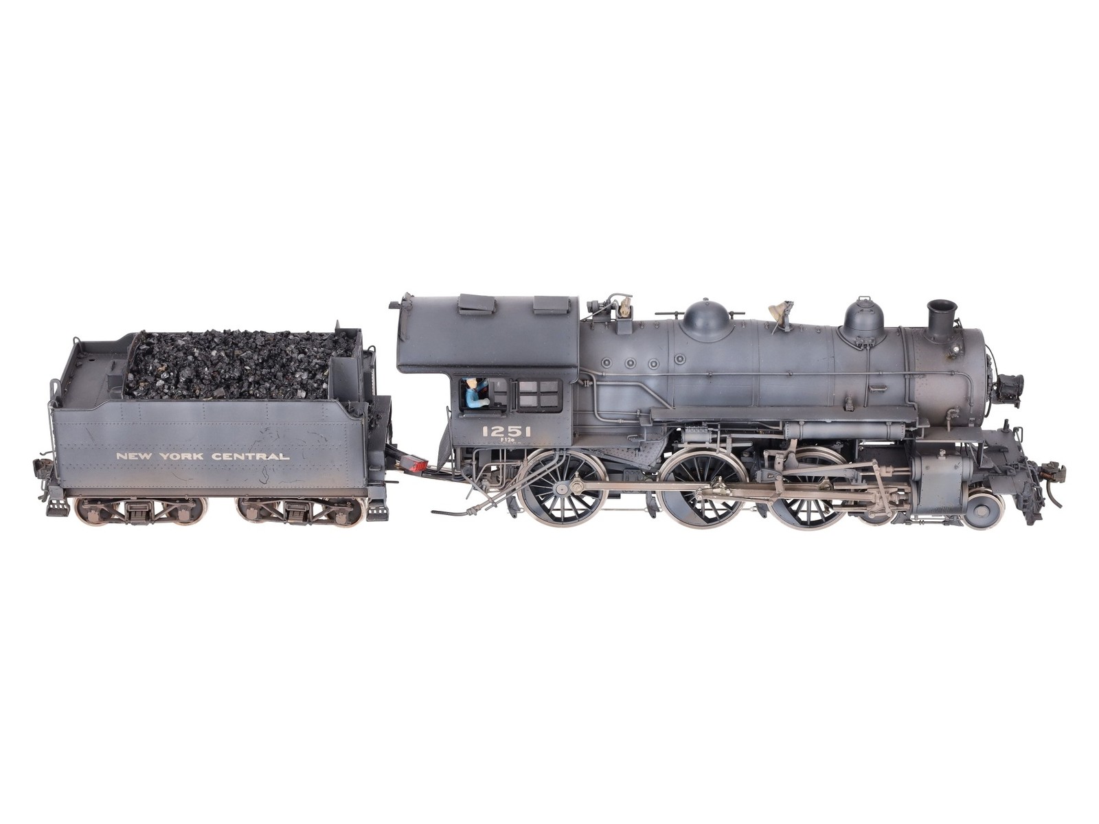 Precision Scale Co. 16265-1 O Brass NYC 4-6-0 Steam Loco & Tender #1251 2R – CP