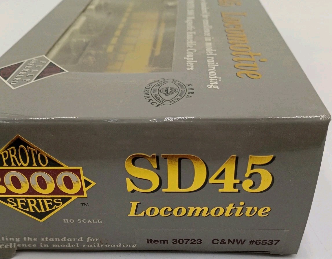 Proto 2000 SD45 C&NW #6537 30723 W Box Locomotive Train HO Limited Edition