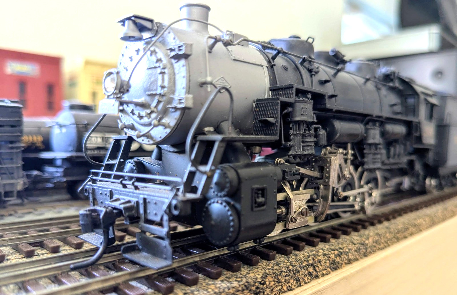**L@@K! BRASS C&O N&W 0-8-0 STEAM LOCO TENSHODO PFM HO **RUNS G@@D **SUPER NICE!
