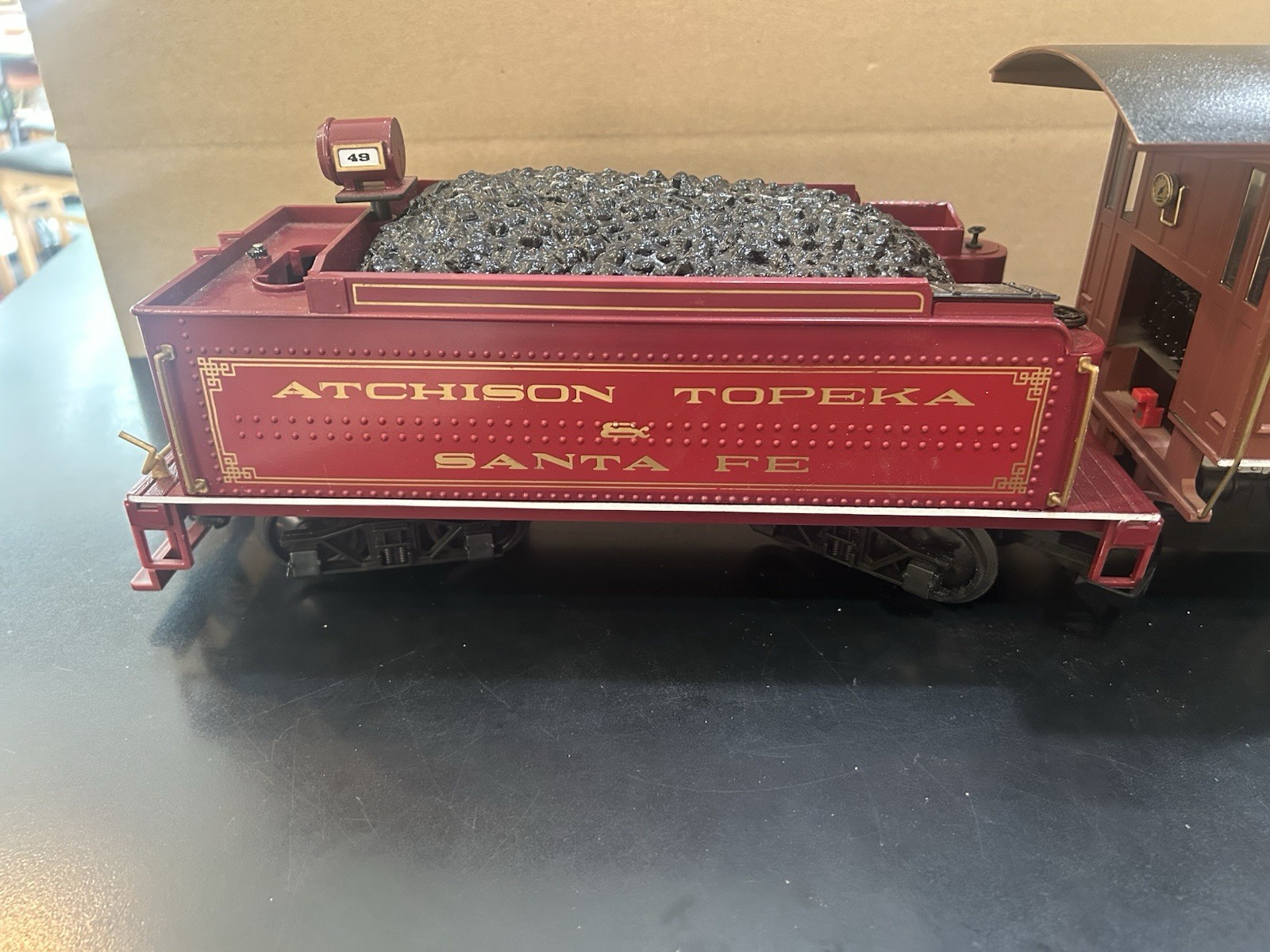 Bachmann Santa Fe 4-6-0 Steam Loco & Tender, G Scale, Restoration Or Parts