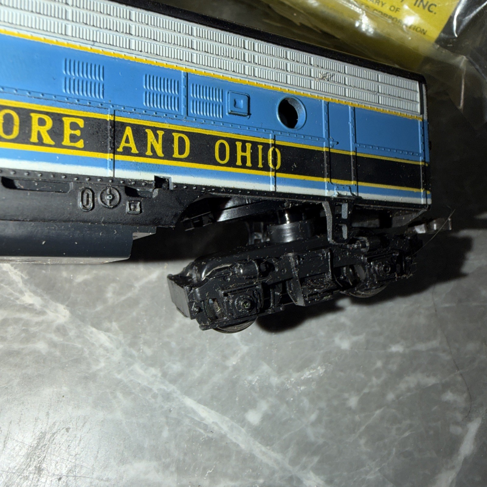 Baltimore And Ohio Locomotive As Is Untested