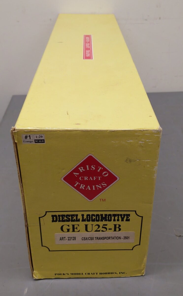 Aristo-Craft 22128 G Scale CSX GE U25B Diesel Locomotive #3416/Box