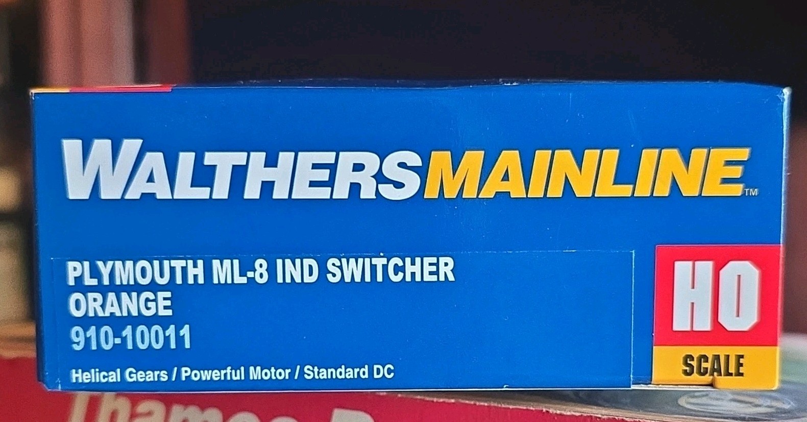 WalthersMainline Plymouth ML-8 Industrial Switcher Orange HO Scale Helical Gears