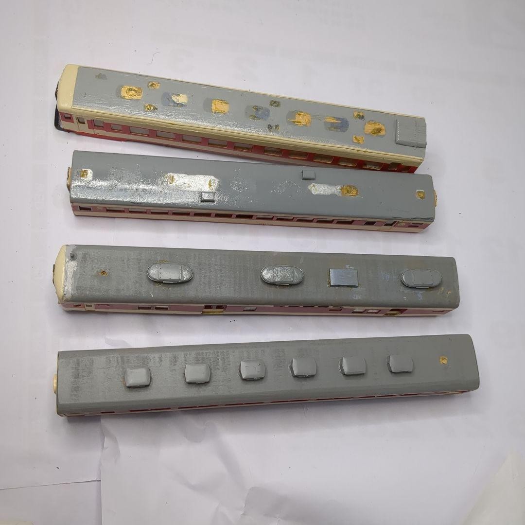 KIHA HO paper body Need repair 4-car set