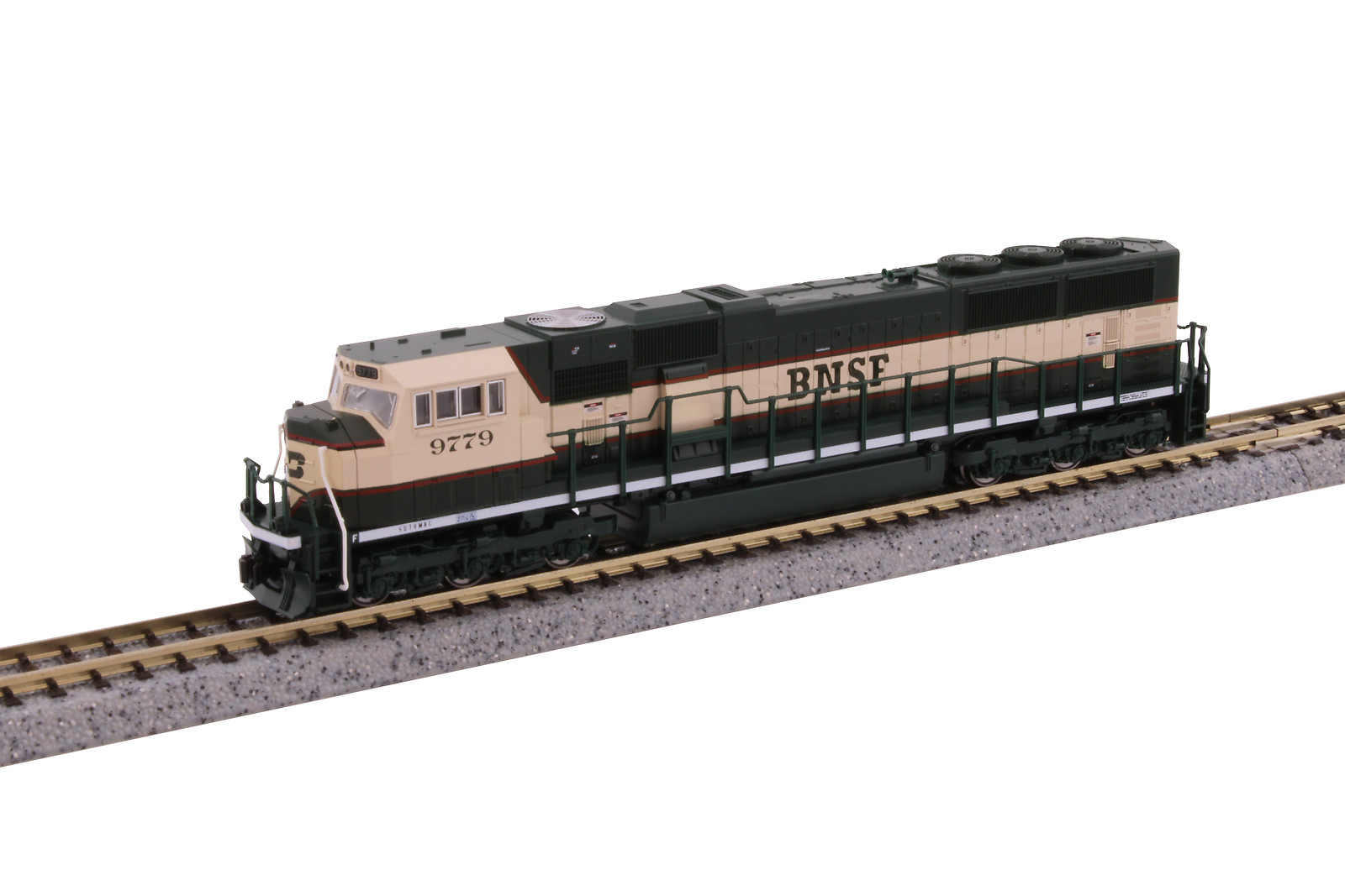 Kato 176-6312 N Scale BNSF EMD SD70MAC Locomotive #9779 Executive Scheme