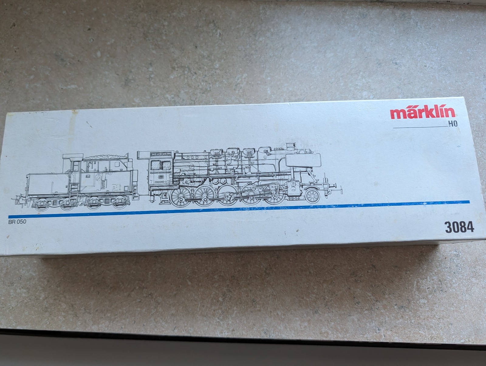 Märklin HO Scale Deutsche Bahn Steam Locomotive Black/Red #3084