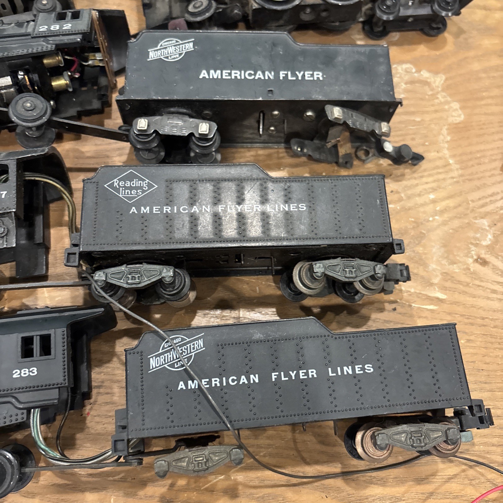 American Flyer S Gauge Locomotive lot 283 307 282 302 303 21160 Repair/Parts