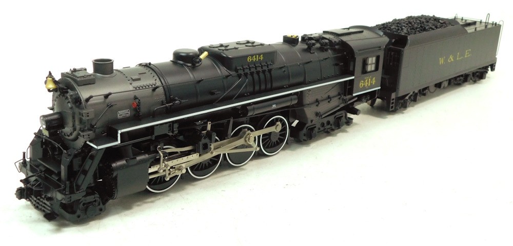 MTH 20-3806-1 W&LE 2-8-4 Berkshire Steam Engine (PS3)