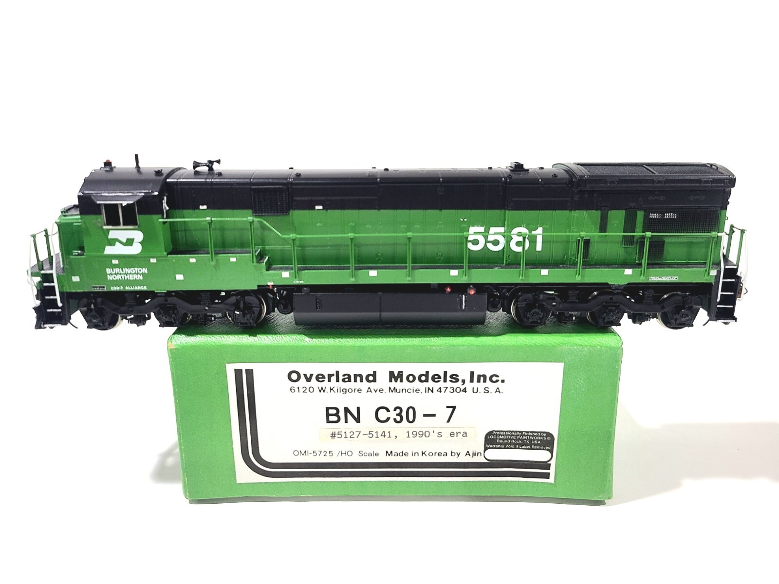 Overland OMI BN GE C30-7 Burlington Northern #5581 HO Brass Model #5725 CP