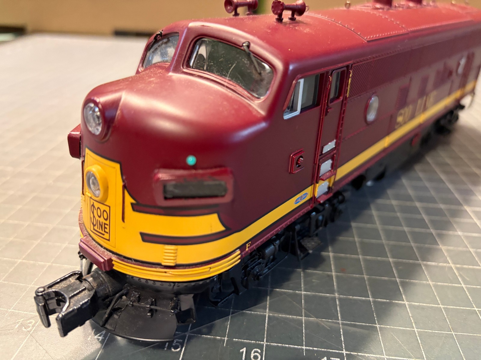 MTH O Train SOO F3 DIESEL 201A MASTER POWER LOCOMOTIVE from ABA 20-20404-1 Set C