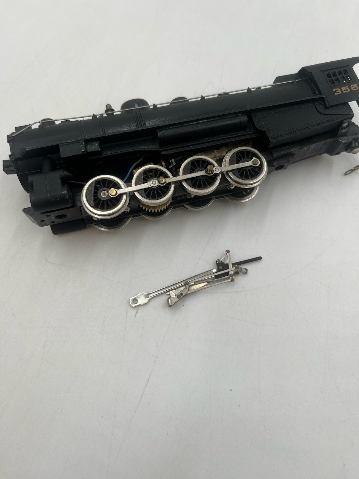 Mantua Bowser norfolk and western 356 Cast Metal Parts Loco
