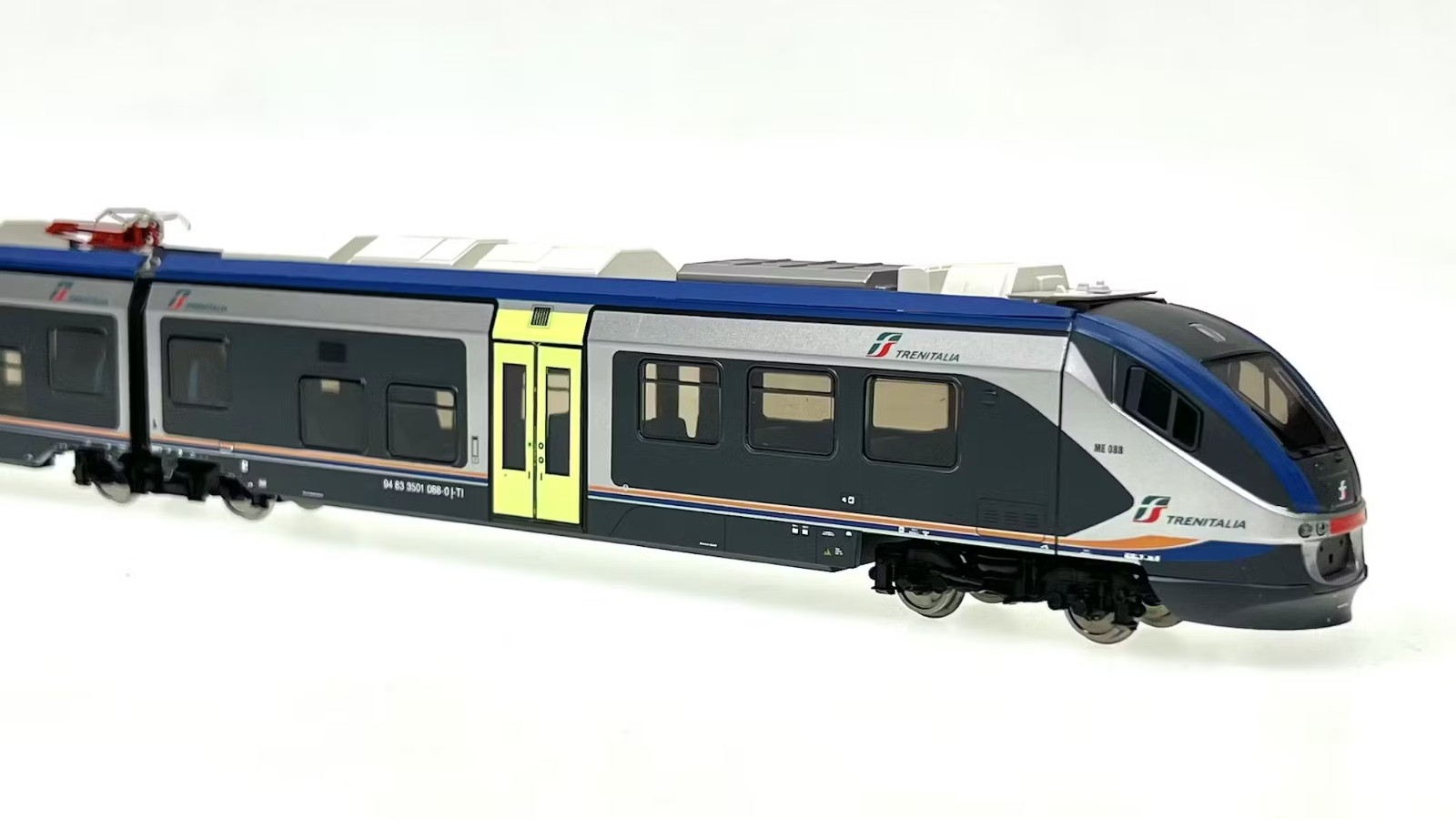 Vitrains 1144 Minuetto Electric FS Trenitalia Livery DTR Gray/Blue Illuminated